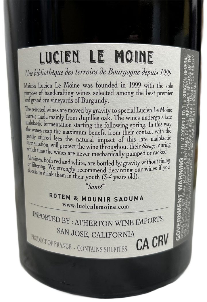 2022 Lucien Le Moine Corton Les Perrieres