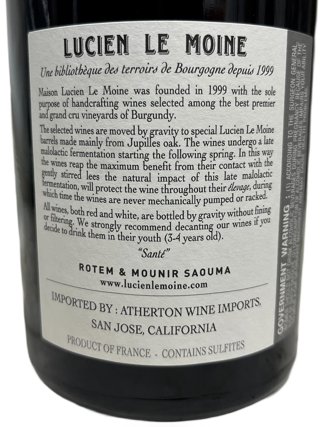 2021 Lucien Le Moine Mazis Chambertin