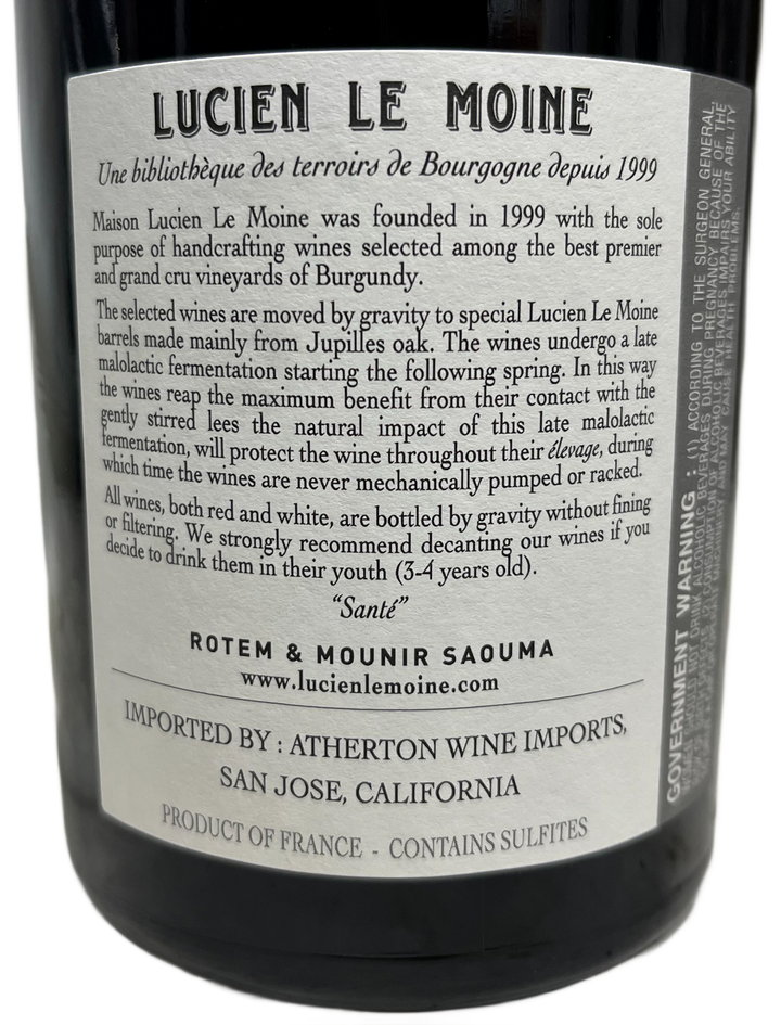 2021 Lucien Le Moine Mazis Chambertin