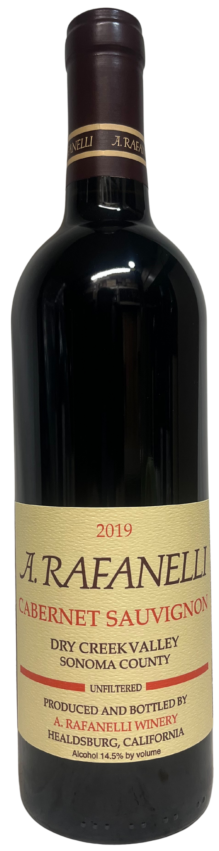 2019 A. Rafanelli Dry Creek Valley Cabernet Sauvignon