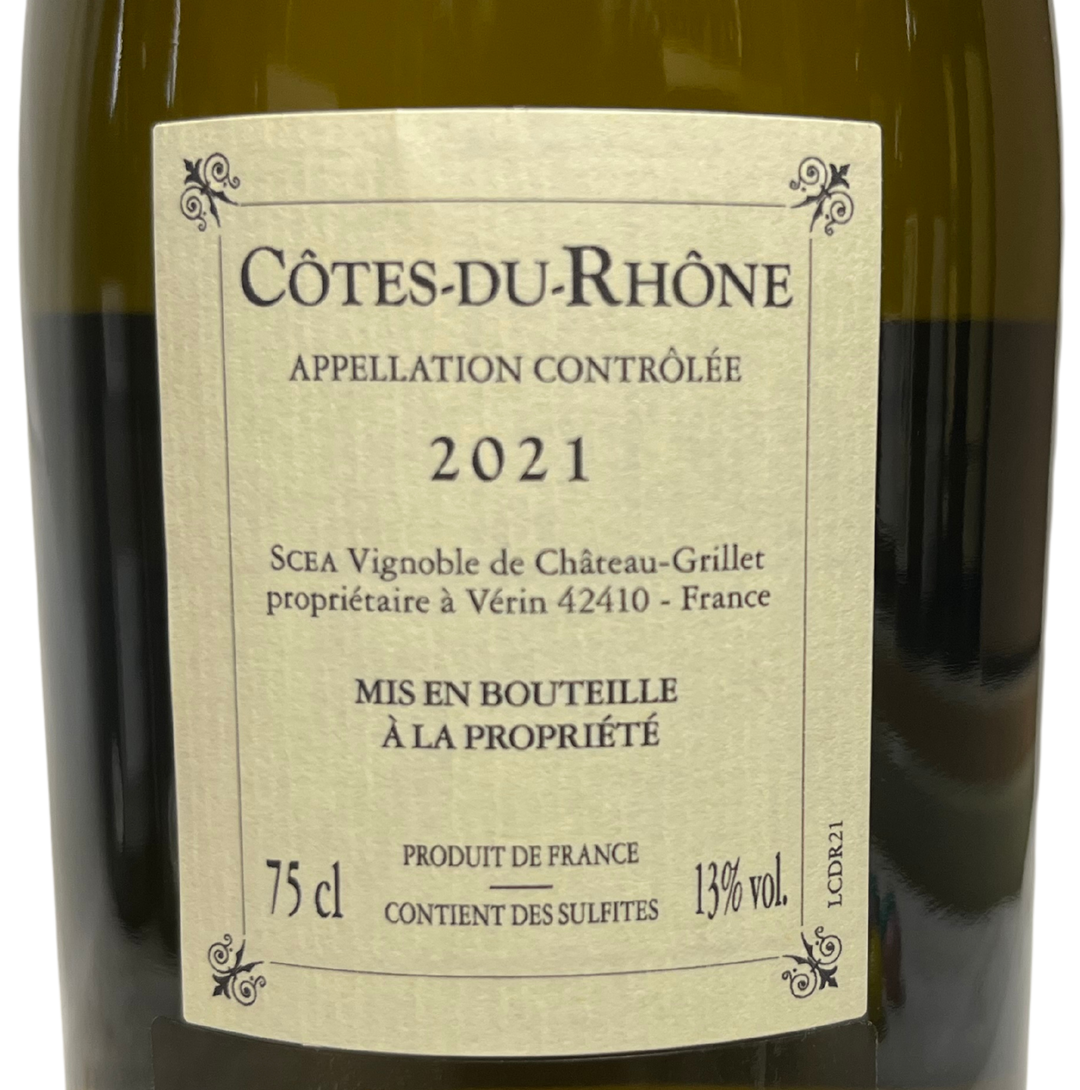 2021 Chateau Grillet Cotes du Rhone Blanc