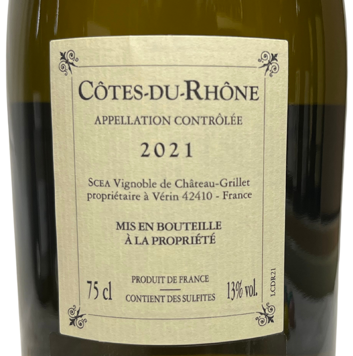 2021 Chateau Grillet Cotes du Rhone Blanc