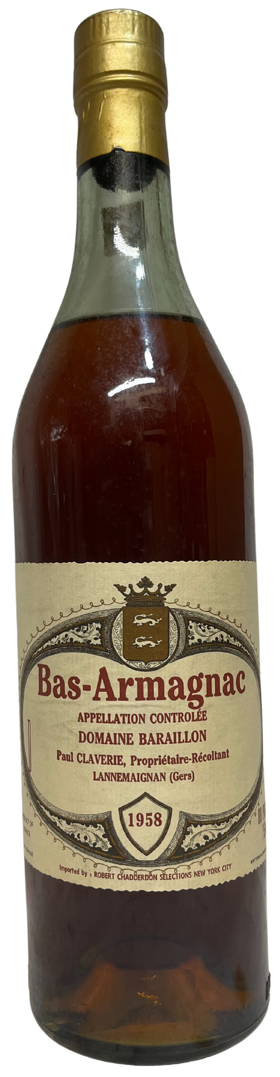 1958 Domaine Baraillon Bas-Armagnac