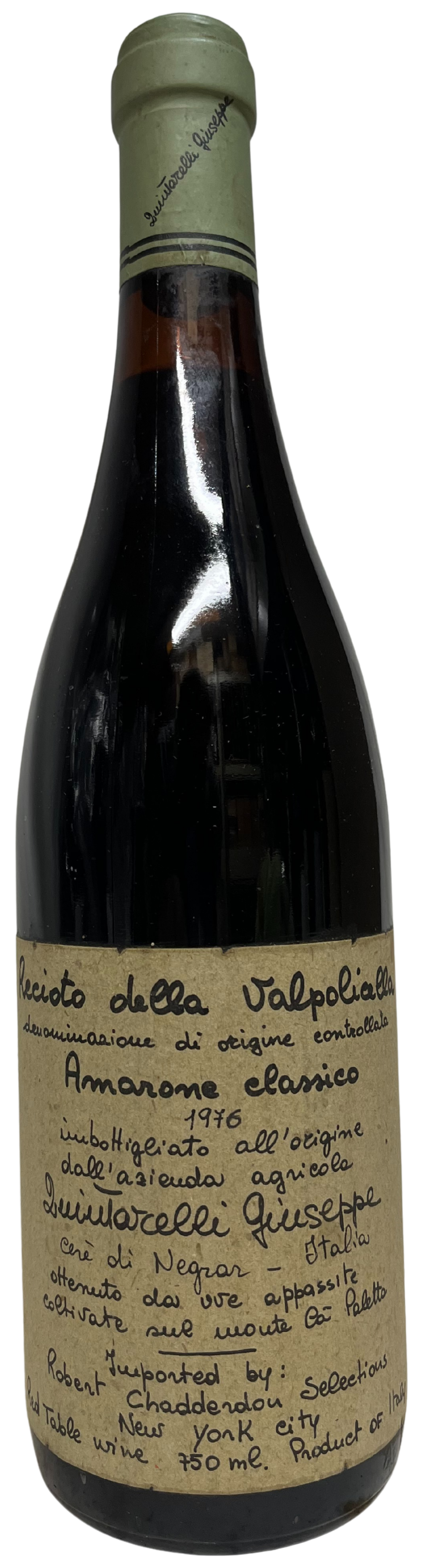 1976 Giuseppe Quintarelli Recioto della Valpolicella Amarone Classico