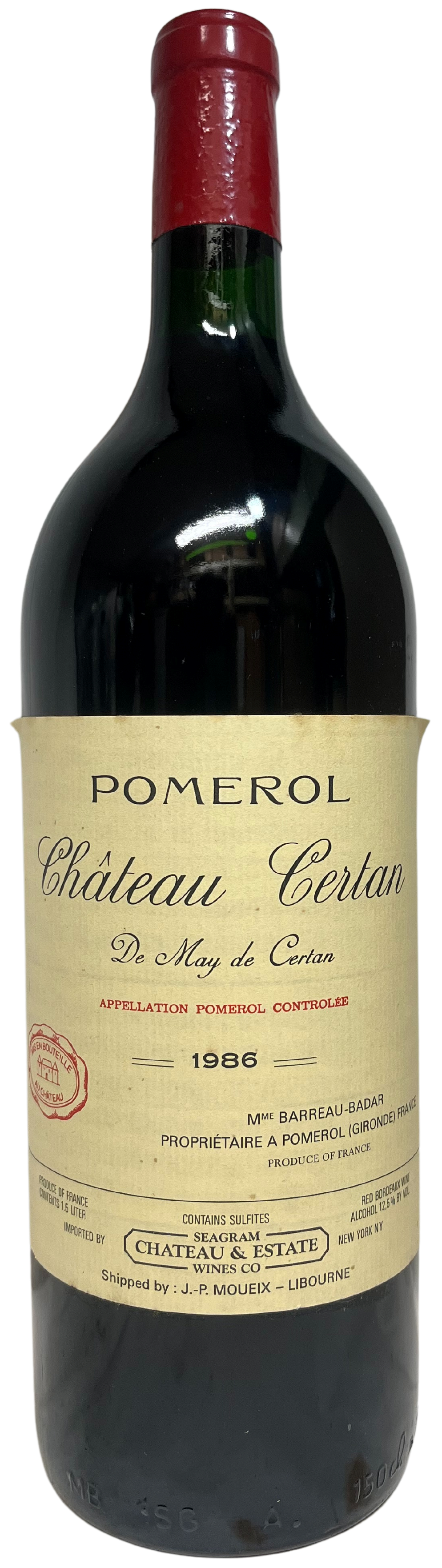 1986 Certan de May Pomerol