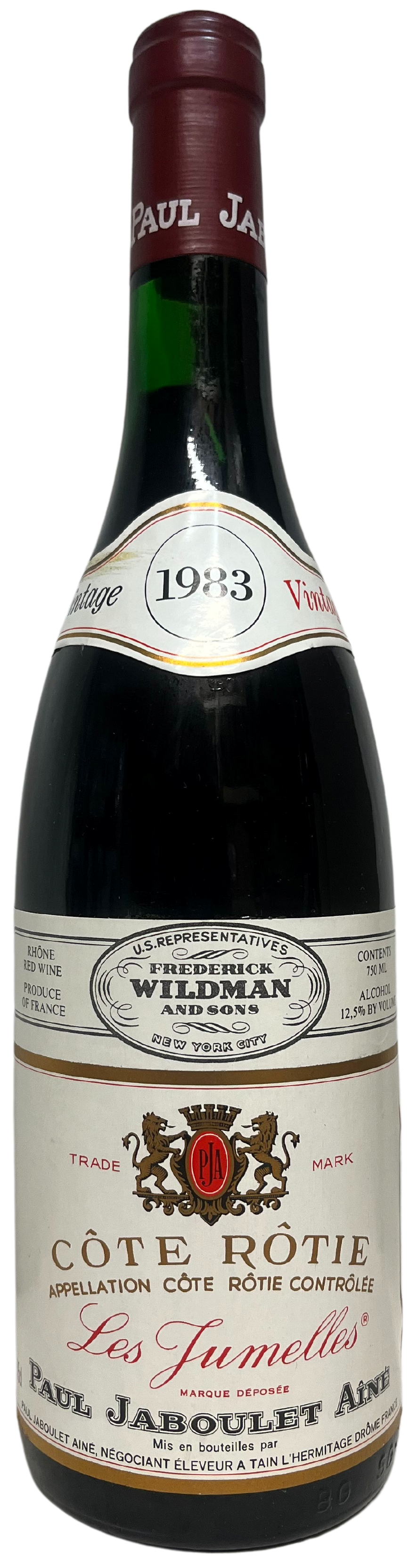 1983 Paul Jaboulet Cote Rotie les Jumelles