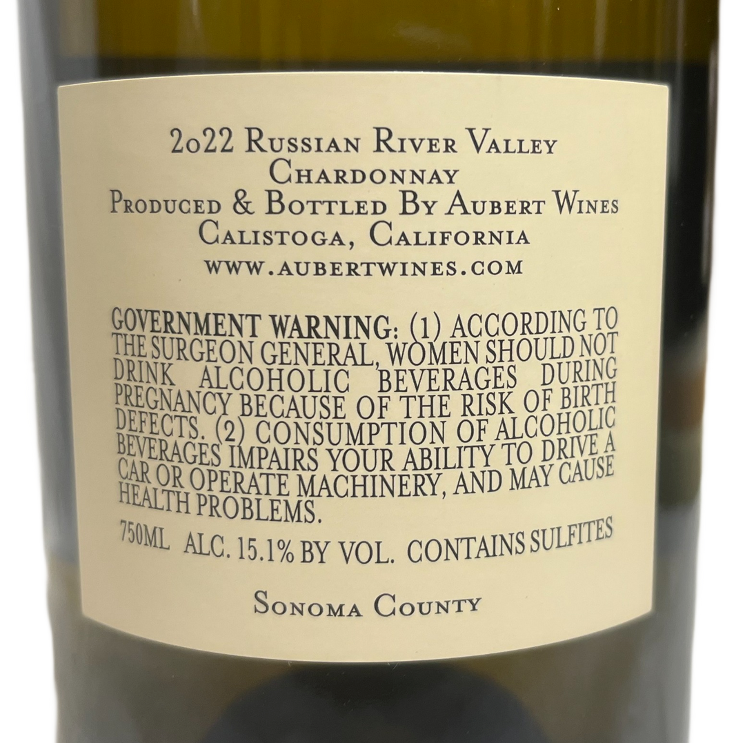2022 Aubert Russian River Chardonnay