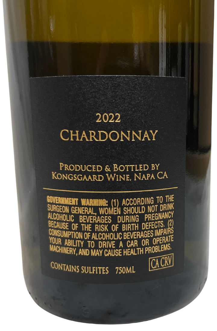 2022 Kongsgaard Napa Valley Chardonnay