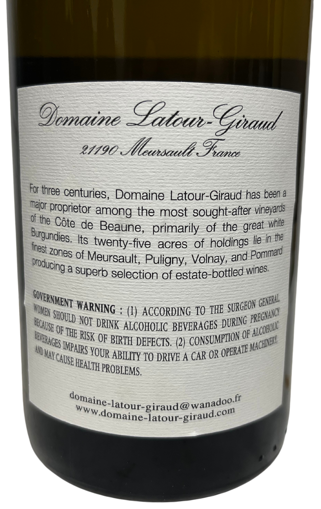 2022 Latour Giraud Meursault Cuvee Charles Maxime