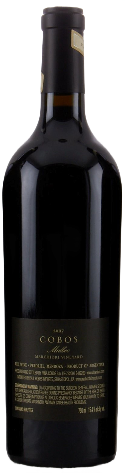 2007 Vina Cobos U Nico Marchiori Vineyard