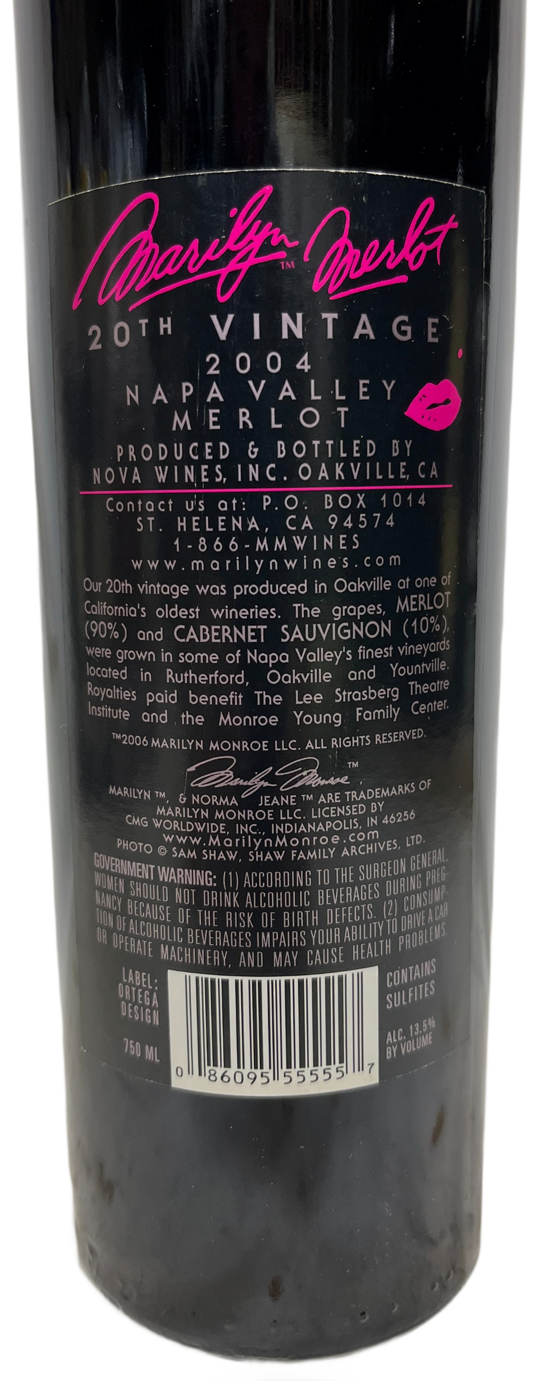 2004 Marilyn Merlot Napa Valley Merlot - Scratch and Dent