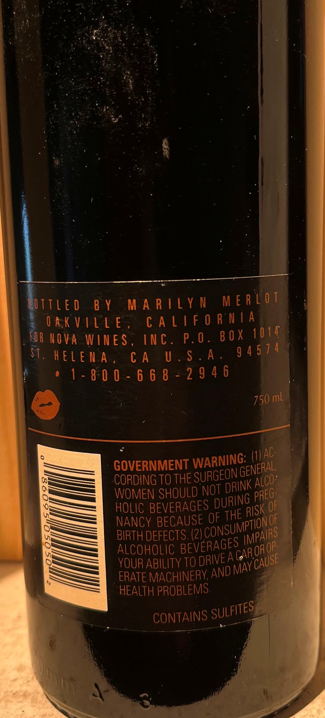 1994 Marilyn Merlot Napa Valley Merlot - Scratch and Dent