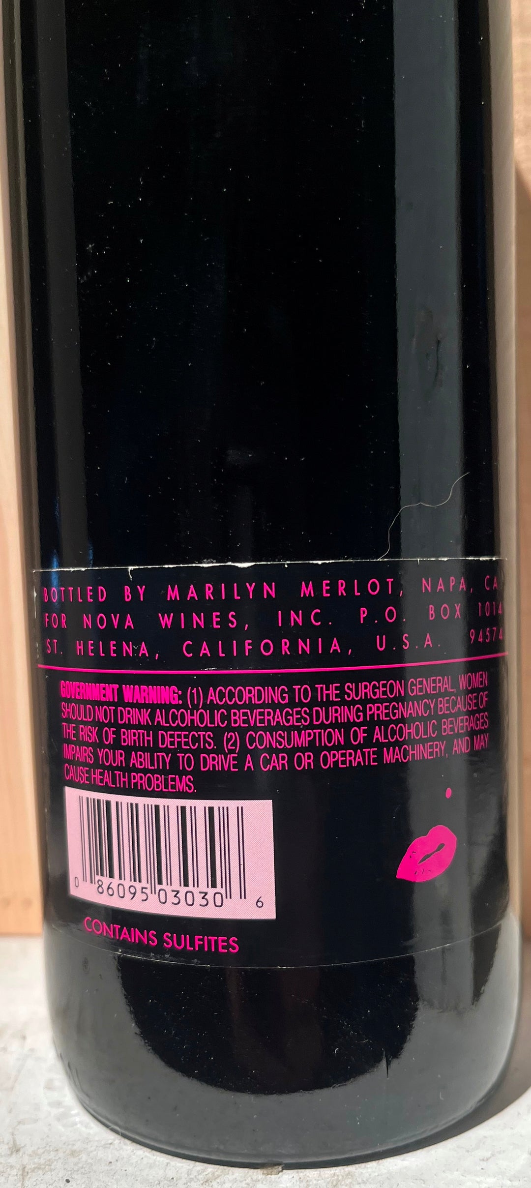 1992 Marilyn Merlot Napa Valley Merlot - Scratch and Dent