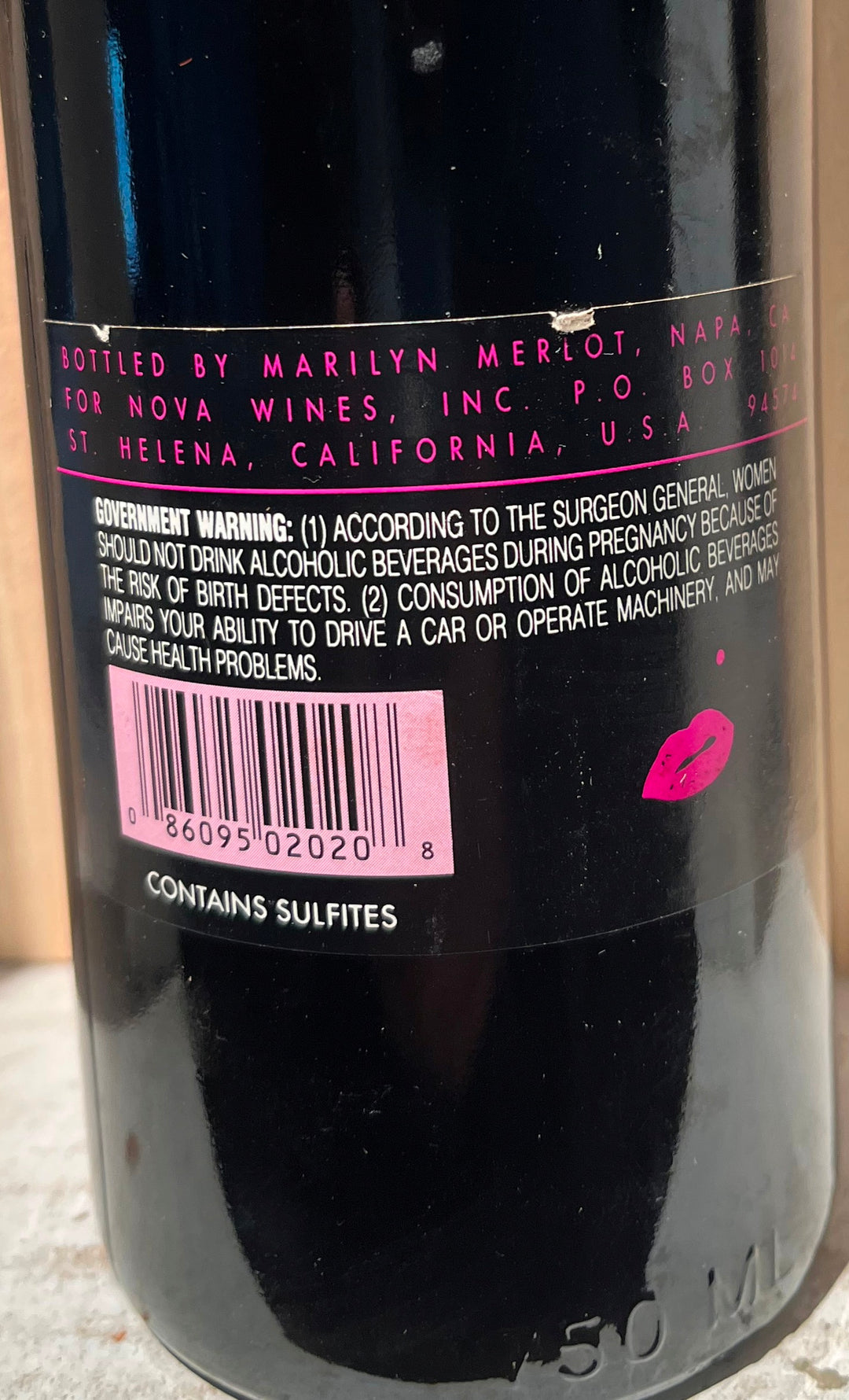 1991 Marilyn Merlot Napa Valley Merlot - Scratch and Dent