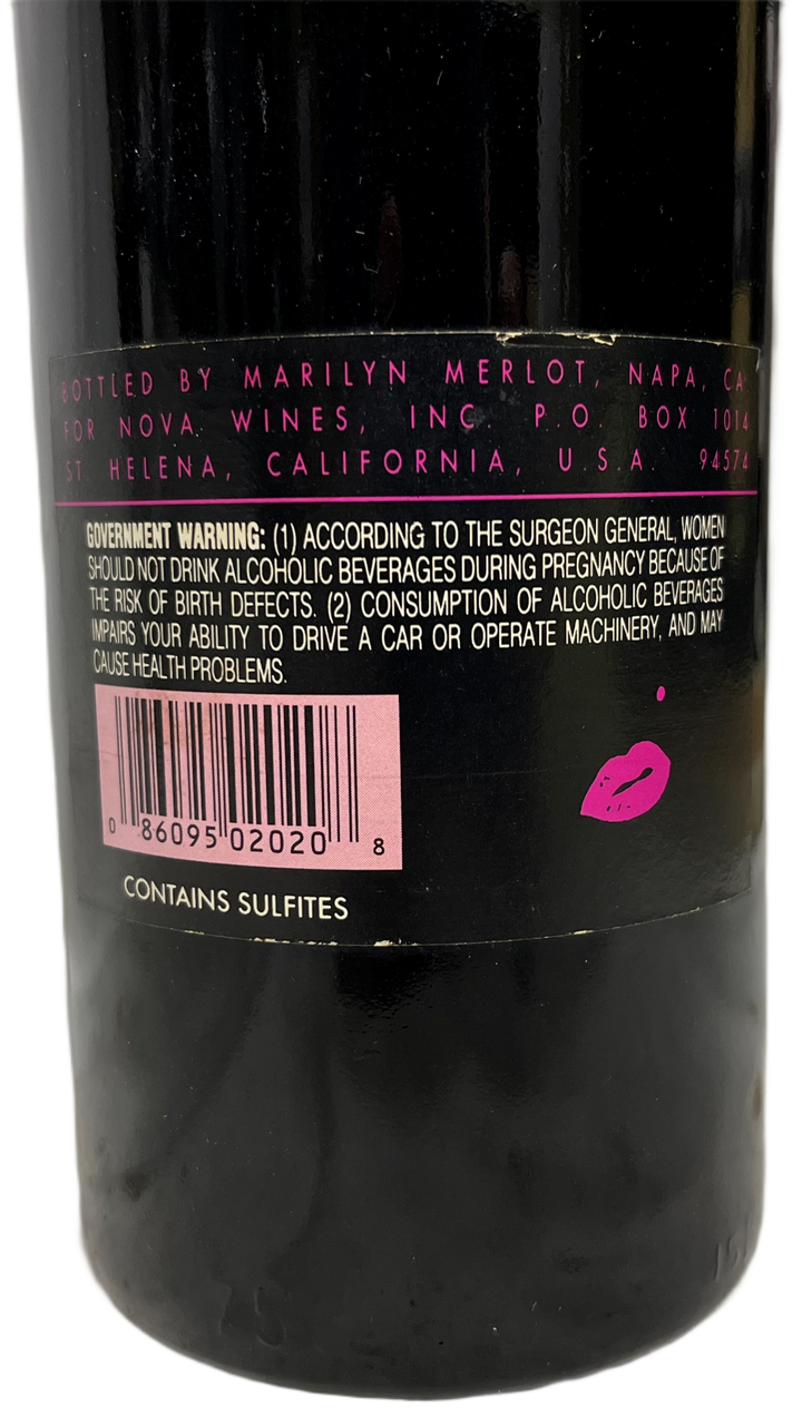 1991 Marilyn Merlot Napa Valley Merlot - Scratch and Dent