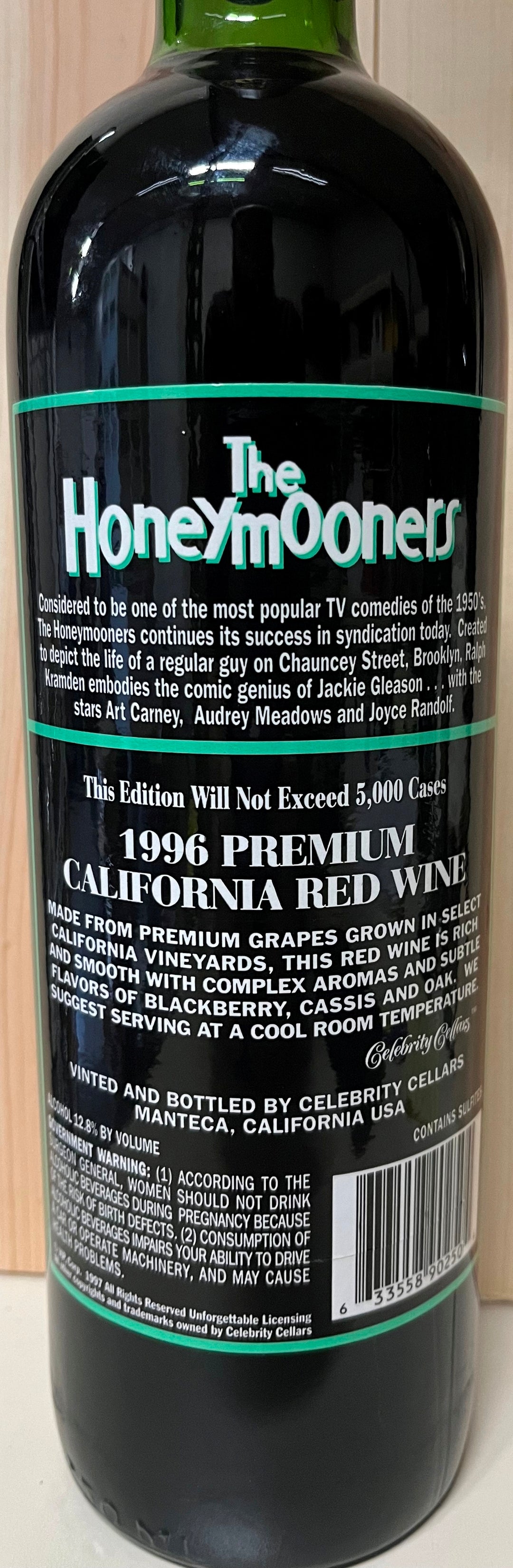 1996 Celebrity Cellars The Honeymooners Proprietary Red Wine