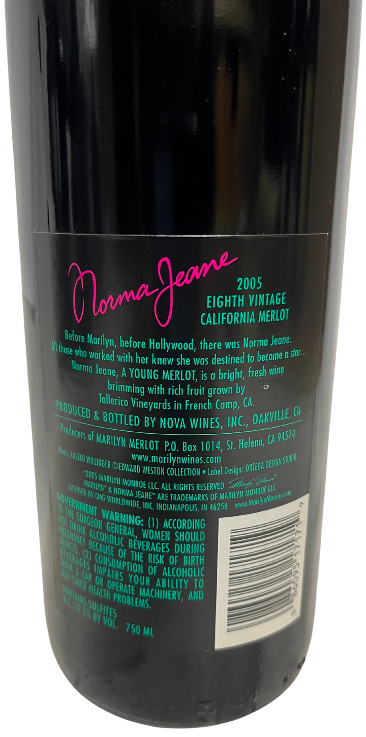 2005 Norma Jeane Merlot Napa Valley - Scratch and Dent