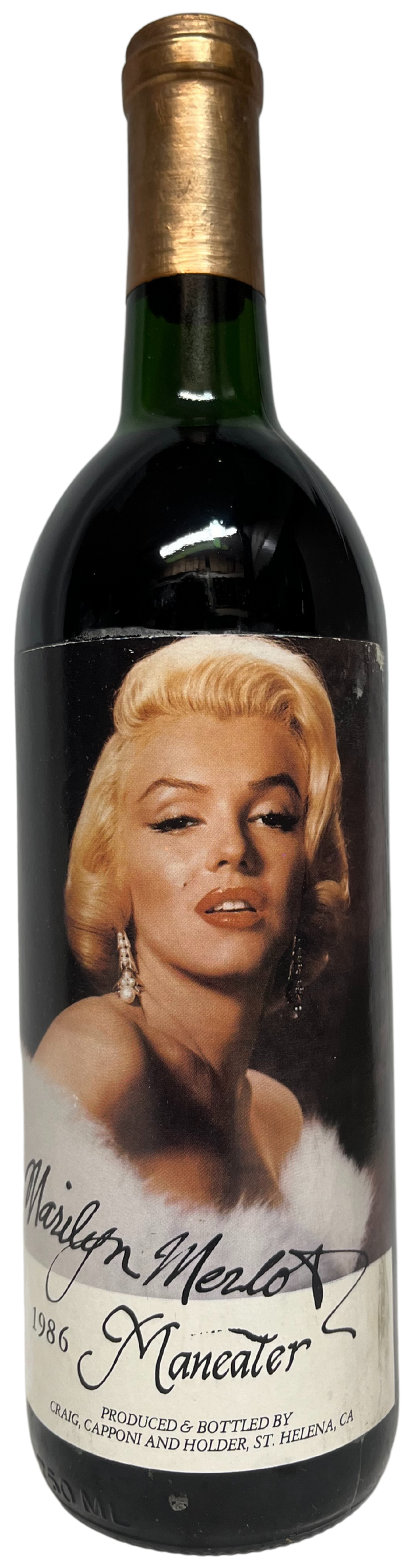 1986 Marilyn Merlot Maneater Napa Valley - Scratch and Dent