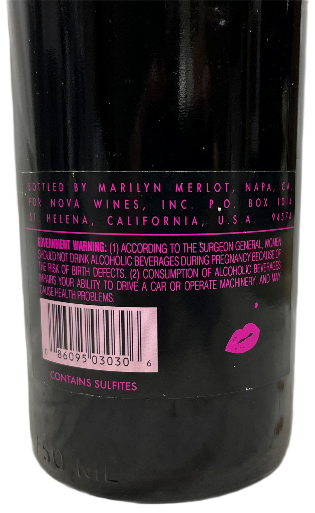 1992 Marilyn Merlot Napa Valley Merlot - Scratch and Dent