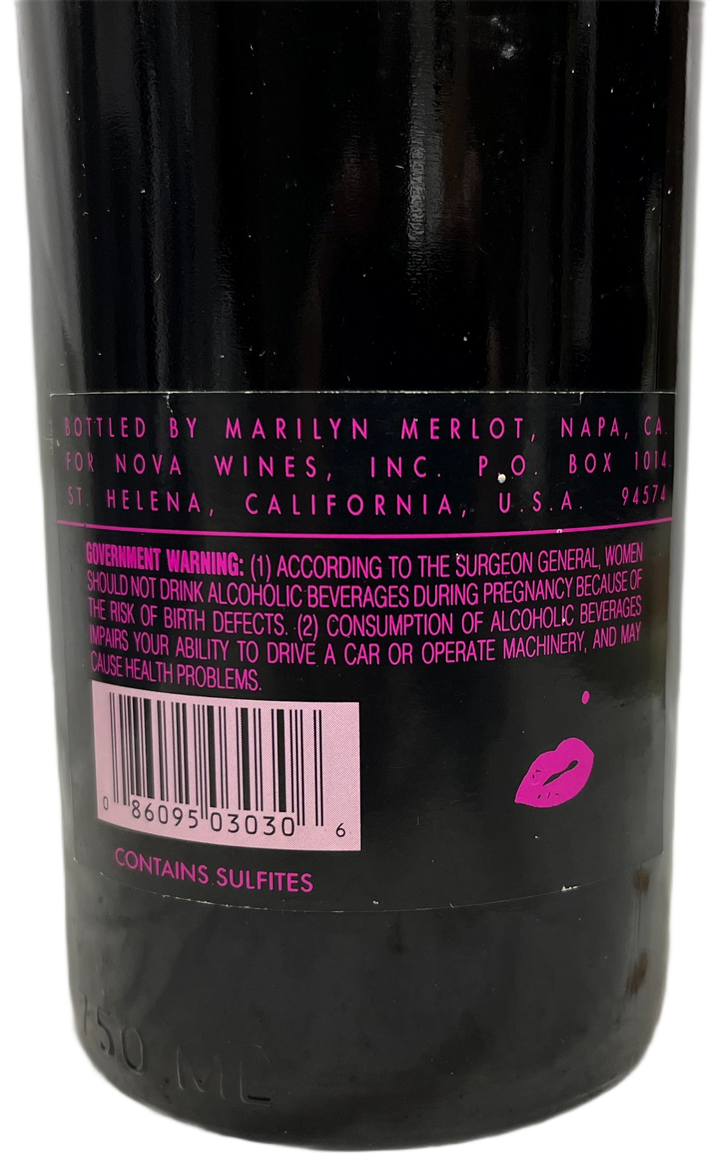 1992 Marilyn Merlot Napa Valley Merlot - Scratch and Dent