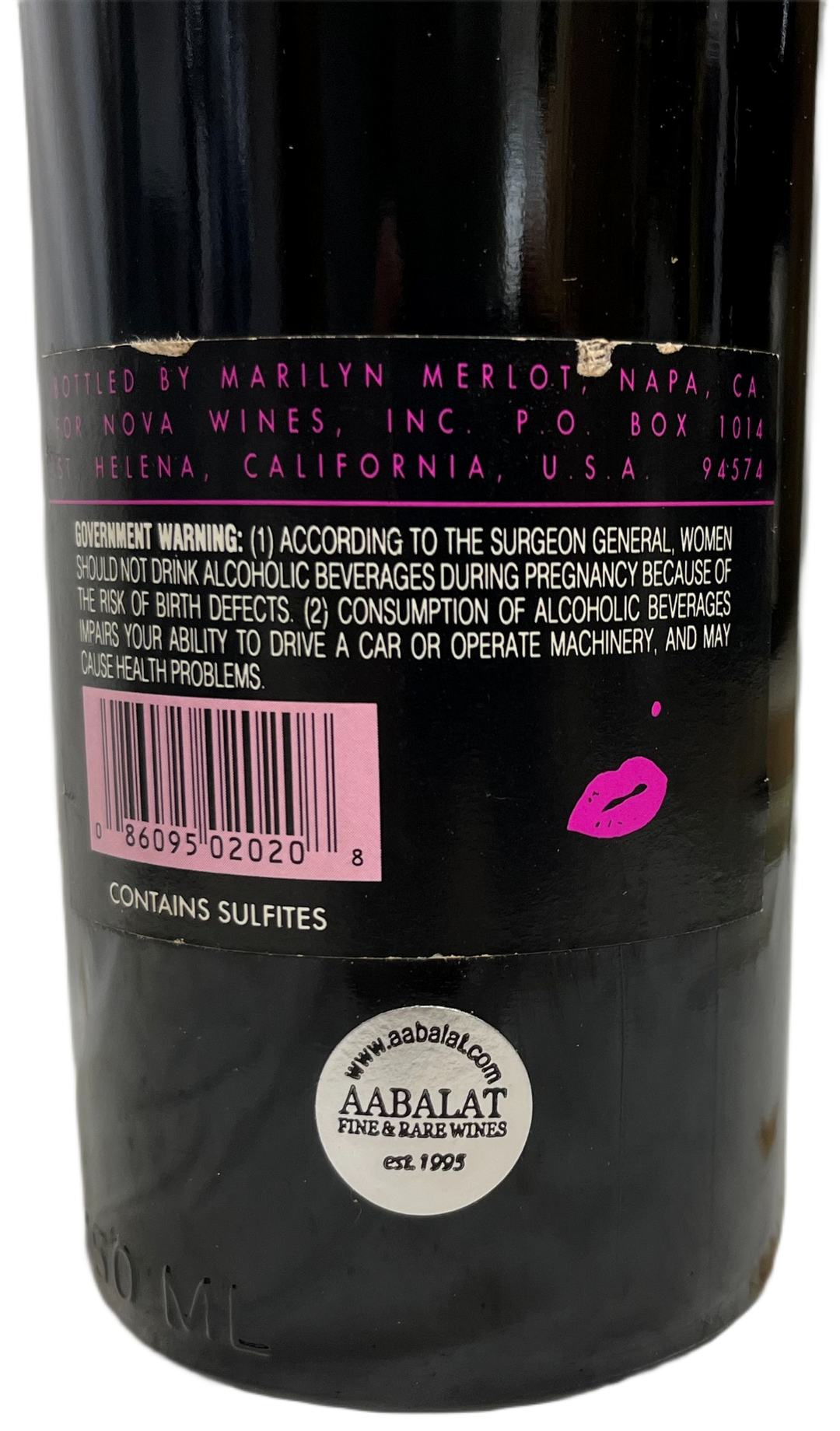 1991 Marilyn Merlot Napa Valley Merlot - Scratch and Dent