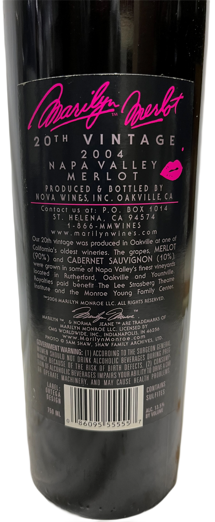 2004 Marilyn Merlot Napa Valley Merlot - Scratch and Dent