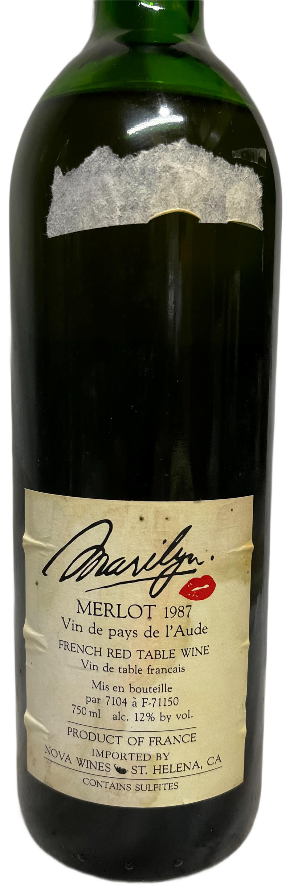 1987 Marilyn Merlot Napa Valley Merlot - Scratch and Dent