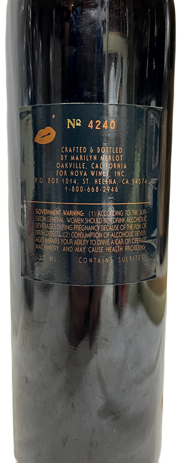 1997 Marilyn Cabernet Napa Valley Cabernet - Scratch and Dent